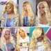 Stema Color Wigs 13x4 Transparent Lace Front Human Hair Wig